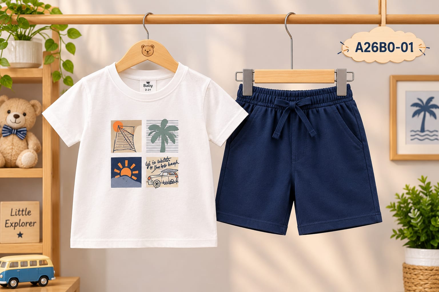 Baby T-shirt  and Pant Set 001
